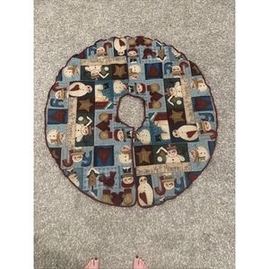 Mohawk Home‎ Snowman Melt Memories Last Tapestry 50 in Tree Skirt